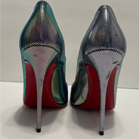 Christian Louboutin Tissu Scarabe So Kate 120 Pumps Size 361/2 - Picture 8 of 14